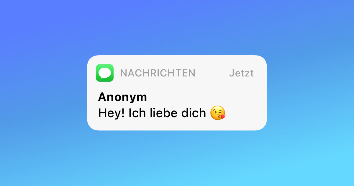 wie sende ich eine anonyme sms